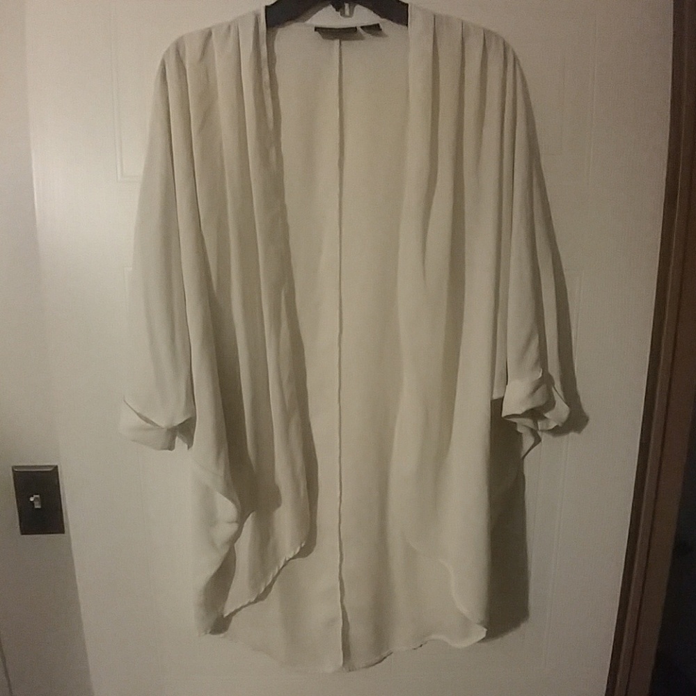 Large off white cover-up
